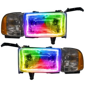 Dodge Ram Headlight Assembly - ORACLE Lighting - ColorSHIFT - `94-`02